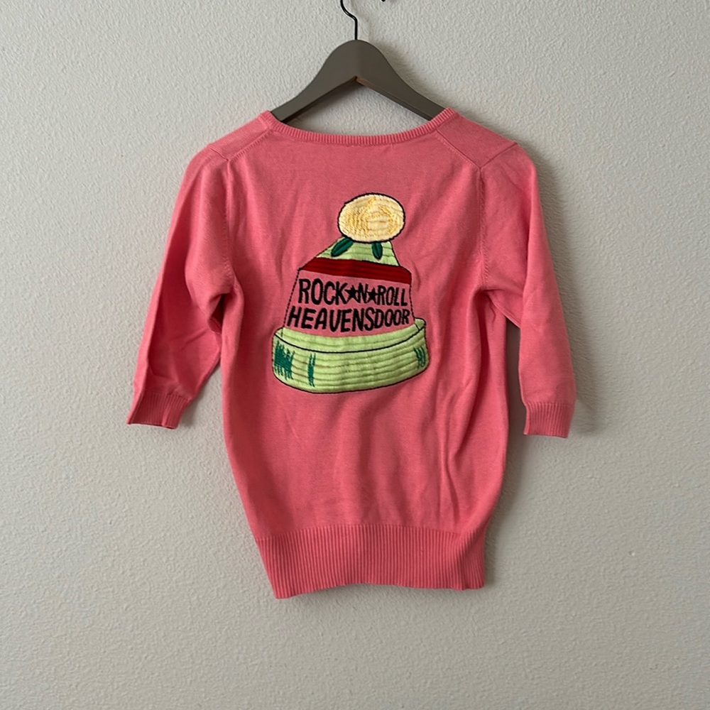 Rodeo crowns V neck tops and bottom pink set of 2